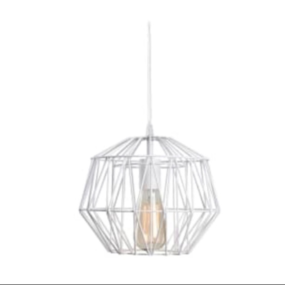 UO Mindy Caged Diamond Pendant Light